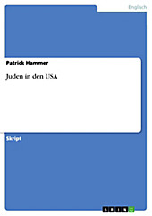 Juden in den USA - eBook - Patrick Hammer,