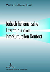 Juedisch-hellenistische Literatur in ihrem interkulturellen Kontext - eBook