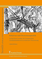 Kohärenz und Übersetzungskritik - eBook - Julia Richter,