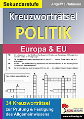 Kreuzworträtsel Politik: Europa & EU. Angelika Hofmann, - Buch - Angelika Hofmann,
