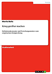 Krieg greifbar machen - eBook - Moritz Boltz,