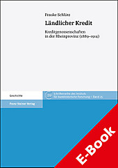 Ländlicher Kredit - eBook - Frauke Schlütz,