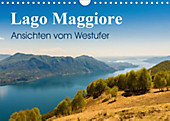 Lago Maggiore - Ansichten vom WestuferAT-Version (Wandkalender 2020 DIN A4 quer) - Kalender - Martin Wasilewski,