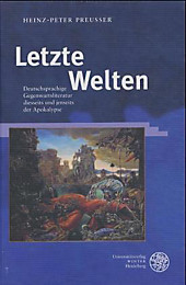 Letzte Welten. Heinz-Peter Preußer, - Buch - Heinz-Peter Preußer,
