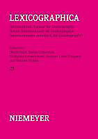 Lexicographica 25/2009 - eBook - Ulrich Heid, Stefan Schierholz,