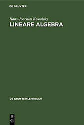 Lineare Algebra - eBook - Hans-Joachim Kowalsky,