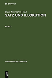 Linguistische Arbeiten: 279 Satz und Illokution - eBook