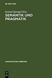 Linguistische Arbeiten: 50 Semantik und Pragmatik - eBook
