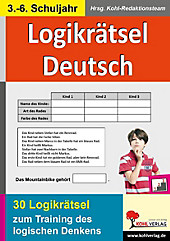 Logikrätsel Deutsch. - Buch