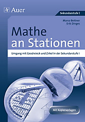 Mathe an Stationen, Geodreieck und Zirkel. Erik Dinges, Marco Bettner, - Buch - Erik Dinges, Marco Bettner,