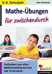 Mathe-Übungen für zwischendurch, 5./6. Schuljahr. Uwe Schwesig, - Buch - Uwe Schwesig,