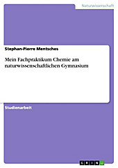 Mein Fachpraktikum Chemie am naturwissenschaftlichen Gymnasium - eBook - Stephan-Pierre Mentsches,