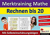 Merktraining Mathe - Rechnen bis 20. Ulrike Schalla, - Buch - Ulrike Schalla,