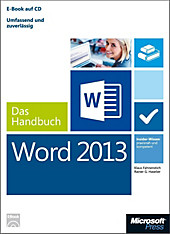 Microsoft Word 2013 - Das Handbuch - eBook - Rainer G. Haselier, Klaus Fahnenstich,