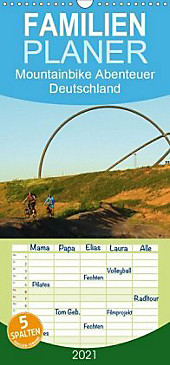 Mountainbike Abenteuer Deutschland - Familienplaner hoch (Wandkalender 2021 , 21 cm x 45 cm, hoch): Mountainbiken ist mehr denn je der Trendsport Nummer Eins (Monatskalender, 14 Seiten )