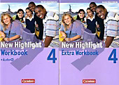 New Highlight, Werkrealschule Baden-Württemberg: Bd.4 8. Schuljahr (5 Wochenstunden), Workbook m. Audio-CD u. Workbook Extra. - Buch