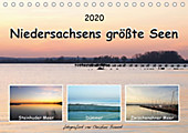 Niedersachsens größte Seen (Tischkalender 2020 DIN A5 quer) - Kalender - Christine Bienert,