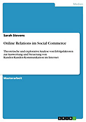 Online Relations im Social Commerce - eBook - Sarah Stevens,