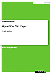 Open Office XML Export - eBook - Dominik Heinz,