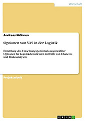 Optionen von VAS in der Logistik - eBook - Andreas Möhnen,