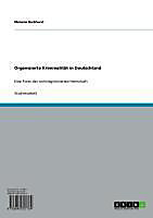 Organisierte Kriminalität in Deutschland - eBook - Melanie Barkhurst,