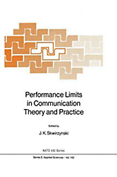 Performance Limits in Communication Theory and Practice. - Buch