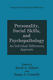 Personality, Social Skills, and Psychopathology. - Buch