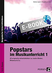 Popstars im Musikunterricht - eBook - Georg Bemmerlein, Barbara Jaglarz,