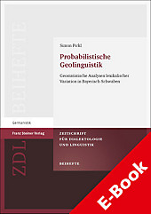 Probabilistische Geolinguistik - eBook - Simon Pickl,