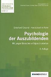Psychologie der Auszubildenden. Ekkehard Crisand, Horst-Joachim Rahn, - Buch - Ekkehard Crisand, Horst-Joachim Rahn,