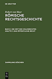 Sammlung Göschen: 577 Das öffentliche Recht - eBook - Robert von Mayr,