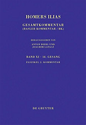 Sammlung wissenschaftlicher Commentare: Homerus: Homers Ilias. Achtzehnter Gesang Band XI. Faszikel 2 - eBook - Marina Coray,