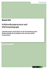 Schlüsselkompetenzen und Erlebnispädagogik - eBook - Naomi Erb,