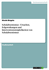 Schulabsentismus - eBook - Nicole Biegala,
