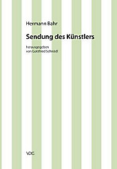 Sendung des Künstlers. Hermann Bahr, - Buch - Hermann Bahr,