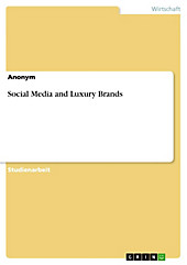 Social Media and Luxury Brands - eBook - -,