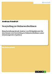 Storytelling in Onlinewerbefilmen - eBook - Andreas Friedrich,
