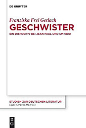 Studien zur deutschen Literatur: 198 Geschwister - eBook - Franziska Frei Gerlach,