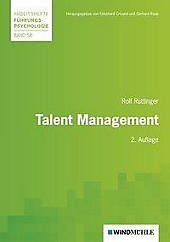 Talent Management. Rolf Rüttinger, - Buch - Rolf Rüttinger,