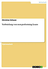 Verbriefung von non-performing Loans - eBook - Christine Schwan,