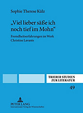 Viel lieber saee ich noch tief im Mohn - eBook - Sophie Therese Kulz,