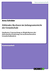 Zählendes Rechnen im Anfangsunterricht der Grundschule - eBook - Anna Schröder,