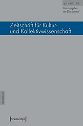 Zeitschrift für Kultur- und Kollektivwissenschaft: 1 Zeitschrift für Kultur- und Kollektivwissenschaft - eBook - - -,