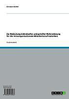 Zur Bedeutung individueller und geteilter Wahrnehmung für die intraorganisationale Mitarbeiterzufriedenheit - eBook - Christian Richter,