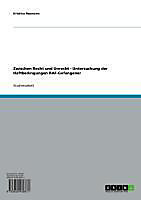 Zwischen Recht und Unrecht - Untersuchung der Haftbedingungen RAF-Gefangener - eBook - Kristina Reymann,