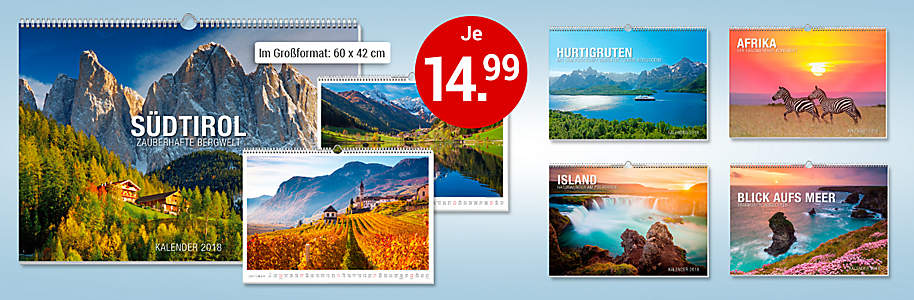 Bild Premiumkalender 2018 Bild Premiumkalender 2018