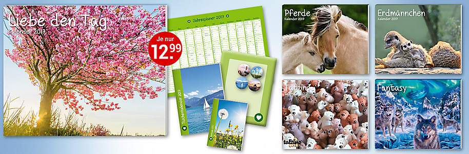 Bild 9-tlg. Kalenderpakete Bild 9-tlg. Kalenderpakete