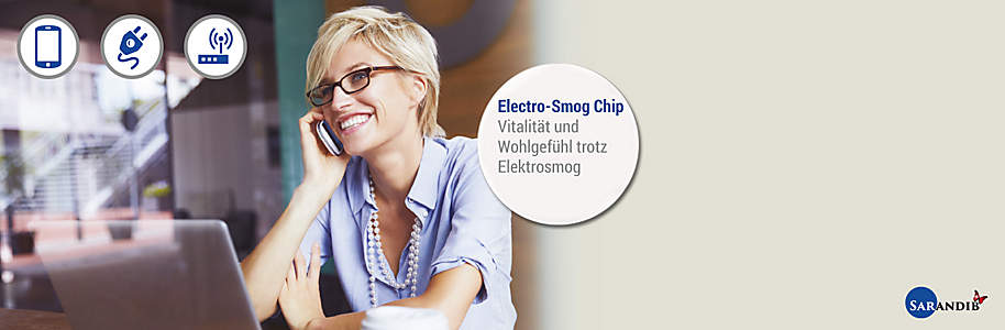 #Electro-Smog Chip
#####Wandelt Elektrosmog in positive Bioresonanz
Wie schädlich Elektrosmog sein kann, merken viele Menschen erst, wenn sie länger am Handy sind. Das Ohr wird heiss, Kopfweh entsteht, Müdigkeit macht sich breit. Nutzen Sie jetzt Elektro-Geräte so oft Sie möchten mit dem Electro-Smog Chip von SARANDIB. Damit wandeln Sie schädliche Strahlung in körperzellen-optimierte Wellen um!
{{ button href="/news/downloads/Electro-Smog_Broschuere_web.pdf" text="Broschüre ansehen" }}