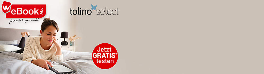 ##Wählen Sie das eBook-Abo, das zu Ihnen passt!
Sie können wählen zwischen monatlich 2 eBooks aus 10 beliebten Weltbild-exklusiven Titeln im WeBookAbo oder monatlich 4 eBooks aus 40 von den tolino Buchhändlern ausgewählten Titeln in tolino select.
Beide eBook-Abos können Sie im ersten Monat gratis* testen!
{{ button href="/ebooks/ebook-abos/webookabo" text="Zum WeBookAbo" }}
{{ button href="/ebooks/ebook-abos/tolino-select" text="Zu tolino select" class="secondary"}}
