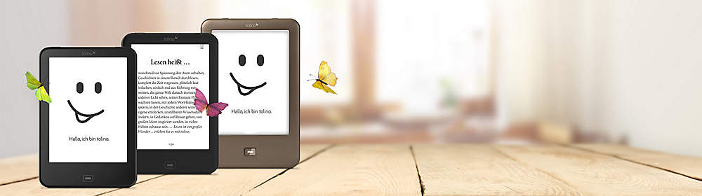 ###Stimmen zu den tolino eBook Readern###
Hier finden Sie Presse- und Kundenstimmen
rund um die neuen eBook Reader **tolino shine 2 HD und tolino vision 3 HD** sowie tolino shine und tolino vision 2.